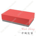 Custom red gift packaging box for garments packaging